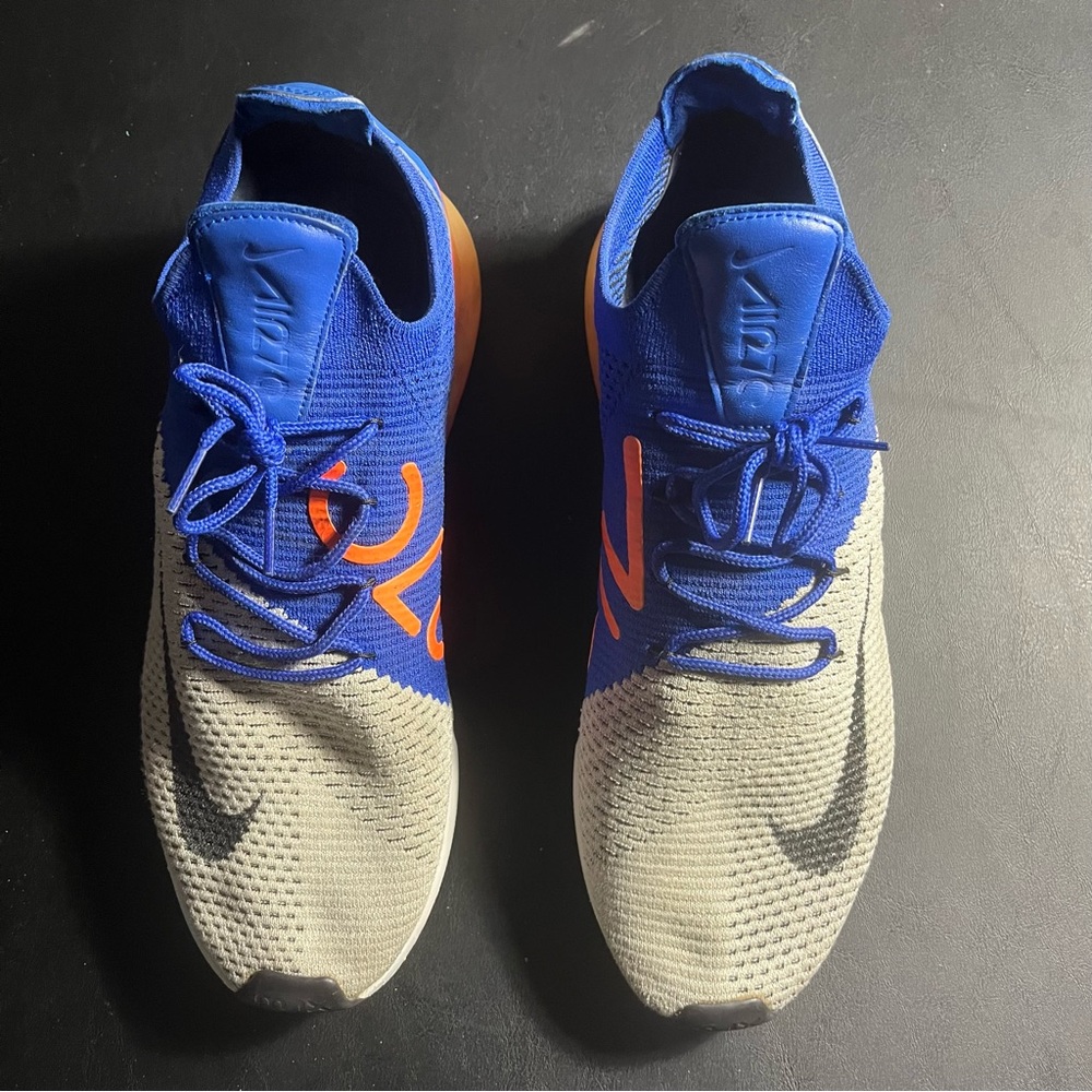 Nike Air Max 270 Flyknit ‘Blue Crimson’ AO1023-101 Sz 13 - Picture 5 of 6